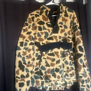 Carhartt Relaxed Fit Snap Front Fleece Jacket